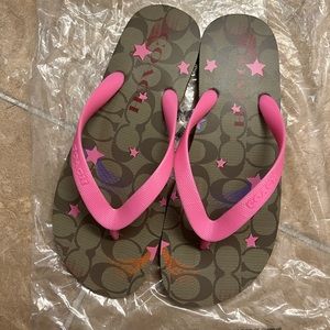 Coach zak star flipfloo